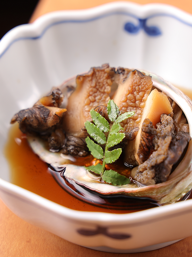 鮑の煮物