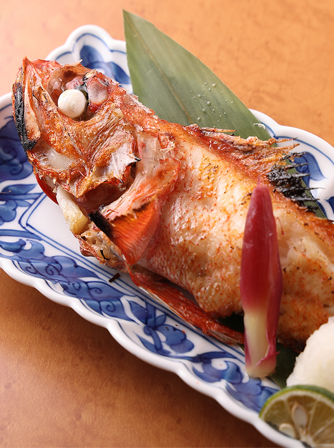 キンキの塩焼き